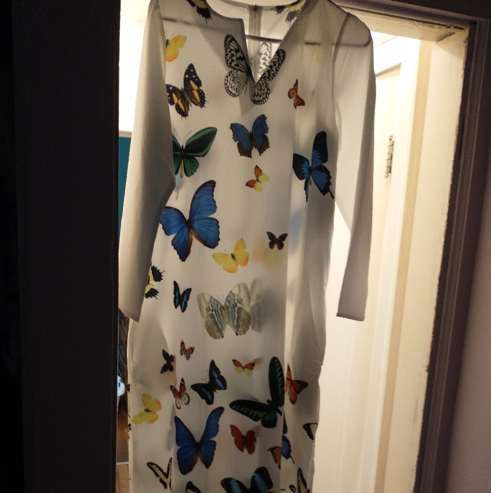 Brand new butterfly maxi dress